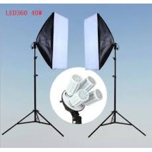 Bộ kit studio 2 đèn 4 bóng LED360